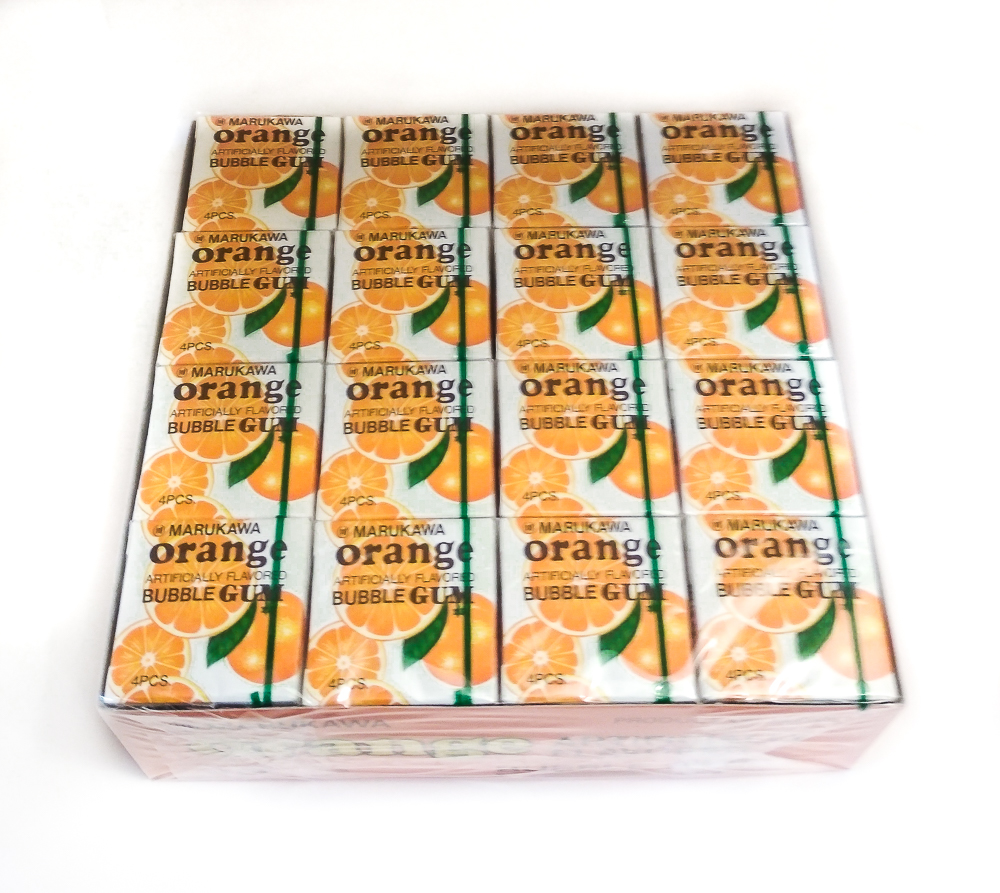 ЖЕВАТЕЛЬНАЯ РЕЗИНКА «MARUKAWA» 4 шара, 5,4 г
блок из 48 уп., АПЕЛЬСИН ЖЕВАТЕЛЬНАЯ РЕЗИНКА «MARUKAWA» 4 шара, 5,4 г
блок из 48 уп., АПЕЛЬСИН